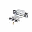 Picture of 1-3/8" Offset 5-3/4" L Chrome Plated Die Cast Non-Rise Adjustable Spring Cartridge Edgemount Hinge