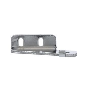 Picture of Chrome Plated Steel Left Hand Horizontal Cartridge Bracket With Vertical Mounting Holes
