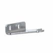 Picture of Chrome Plated Steel Left Hand Horizontal Cartridge Bracket With Vertical Mounting Holes