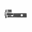 Picture of Chrome Plated Steel Right Hand Vertical  Pivot Bracket With Round Mounting Holes