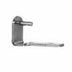 Picture of Chrome Plated Steel Left Hand Vertical Pivot Bracket With Round Mounting Holes