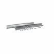 Picture of 20" L Zinc Plated Steel 100 lbs Capacity Full Extension Drawer Slide with Bearings