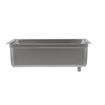 Picture of 21.5"L X 13.5"W X 6"H Stainless Steel Hot Food Well with Drain