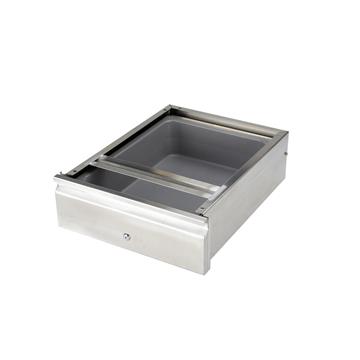 Picture of 15" W x 20" L x 5" D Stainless Steel Heavy Duty Drawer Assembly with Stainless Steel Pan