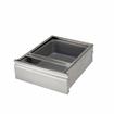 Picture of 15" W x 20" L x 5" D Stainless Steel Heavy Duty Drawer Assembly with ABS Plastic Pan