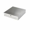 Picture of 16-1/4" W x 16-5/8" L x 4" H Stainless Steel Lockable Cash Drawer with Removable Currency Tray and Cover