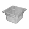 Picture of 4" H Clear Polycarbonate 1/6 Size Food Pan