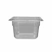 Picture of 4" H Clear Polycarbonate 1/6 Size Food Pan