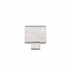 Picture of 3/4" W Aluminum Snap-In Shelf Support Clip With 1/2" H Tab For Heavy Duty Square Pilaster