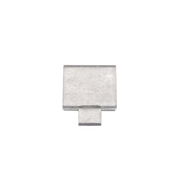 Picture of 3/4" W Aluminum Snap-In Shelf Support Clip With 1/2" H Tab For Heavy Duty Square Pilaster