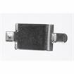 Picture of 3/4" W Stainless Steel Snap-In Shelf Support Clip With 1/2" H Tab For Heavy Duty Square Pilaster