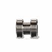Picture of Nickel Plated Brass Keyhole Support For Use With 1/8" OD x 1/2" L Pop Rivet