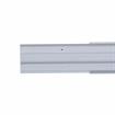 Picture of 2-5/16" W x 72" L Matte Gray PVC Two Piece Snap-On Breaker Strip