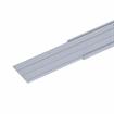 Picture of 2-5/16" W x 72" L Matte Gray PVC Two Piece Snap-On Breaker Strip