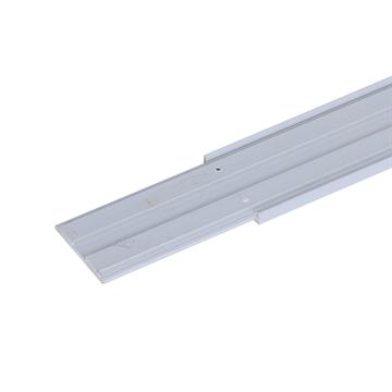 Picture of 2" W x 72" L Matte Gray PVC Two Piece Snap-On Breaker Strip