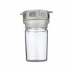 Picture of 100W 120VAC Brushed Aluminum Surface Mount Incandescent Refrigeration Light With Clear Polycarbonate Globe