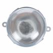 Picture of 100W 120VAC Brushed Aluminum Surface Mount Incandescent Refrigeration Light With Coated Glass Globe