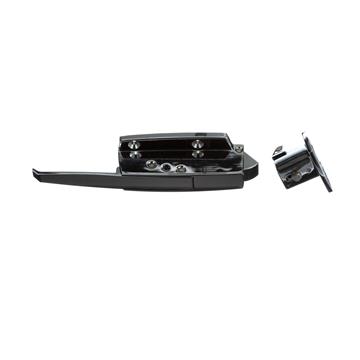 Picture of -1/8 to 3/8" Offset Polished Chrome Walk-In Cooler Door Safety Latch with Strike