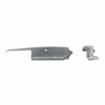 Picture of -1/8 to 3/8" Offset Satin Chrome Walk-In Cooler Door Safety Latch with Strike