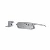 Picture of -1/8 to 3/8" Offset Satin Chrome Walk-In Cooler Door Safety Latch with Strike