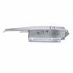 Picture of Satin Chrome Walk-In Cooler Door Safety Latch Body With Cylinder Lock Only - Less Strike