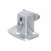Picture of -1/8" To 3/8" Satin Chrome Adustable Strike For W19 Series Walk-In Cooler Door Safety Latch