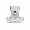 Picture of -1/8" To 3/8" Satin Chrome Adustable Strike For W19 Series Walk-In Cooler Door Safety Latch