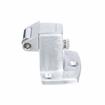 Picture of -1/8" To 3/8" Satin Chrome Adustable Strike For W19 Series Walk-In Cooler Door Safety Latch