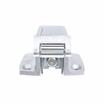 Picture of -1/8" To 3/8" Satin Chrome Adustable Strike For W19 Series Walk-In Cooler Door Safety Latch