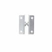 Picture of 3/4" Offset Zinc Plated Steel Rigid Rail Panel Fastener Strike