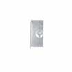 Picture of 3/4" Offset Zinc Plated Steel Rigid Rail Panel Fastener Strike