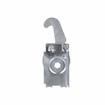 Picture of 2-11/32" Offset Zinc Plated Steel Rigid Rail Panel Fastener Extended Locking Hook