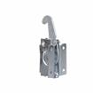 Picture of 2-11/32" Offset Zinc Plated Steel Rigid Rail Panel Fastener Extended Locking Hook