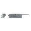 Picture of -1/8" to 3/8" Offset Satin Chrome Heavy Duty Walk-In Cooler Door Safety Latch with Strike