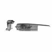 Picture of 3/4 to 1-5/8" Offset Polished Chrome Heavy Duty Walk-In Cooler Door Safety Latch with Strike