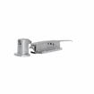 Picture of 3/4 to 1-5/8" Offset Satin Chrome Heavy Duty Walk-In Cooler Door Safety Latch with Strike