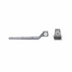 Picture of Flush Offset Polished Chrome Cam-Rise Walk-In Door Hinge With Spring Assist