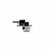 Picture of Flush Offset Polished Chrome Cam-Rise Walk-In Door Hinge With Spring Assist