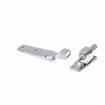 Picture of Flush Offset Polished Chrome Cam-Rise Walk-In Door Hinge With Spring Assist