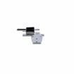 Picture of 1-3/8" Offset Polished Chrome Cam-Rise Walk-In Door Hinge With Spring Assist