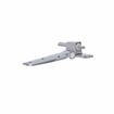 Picture of 1-3/8" Offset Polished Chrome Cam-Rise Walk-In Door Hinge With Spring Assist