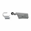 Picture of Flush Offset Polished Chrome Concealed Mount Spring Action Door Closer With Hook