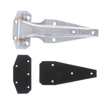 Picture of Flush Offset Chrome Plated Brass Heavy Duty Hinge With Brass Bushings and Gaskets