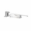 Picture of 3/4" To 1-5/8" Offset Satin Stainless Steel Heavy Duty Walk-In Cooler Door Safety Latch