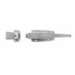 Picture of 1-5/8" To 2-1/2" Offset Satin Stainless Steel Heavy Duty Walk-In Cooler Door Safety Latch