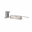 Picture of 1-5/8" To 2-1/2" Offset Satin Stainless Steel Heavy Duty Walk-In Cooler Door Safety Latch