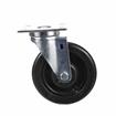 Picture of Medium Duty 3-1/2" x 3-1/2" Universal Plate Caster With 5" Black Polyolefin Wheel