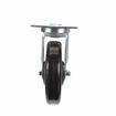 Picture of Medium Duty 3-1/2" x 3-1/2" Universal Plate Caster With 5" Black Polyolefin Wheel