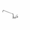 Picture of Encore® Brass Chrome Plated Single Wall Mount Wok Range Faucet with 14" Swivel Spout
