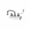 Picture of Encore® 4" OC Wall Mount Faucet with 6" Swivel Spout and 4" Wrist Blade Handles